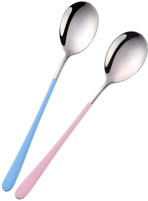 vortipu 8 Inch Soup Spoons Stainless Steel, Round Head Soup Spoons, Modern Thick Stainless Steel Soup Spoon Set-picture-15