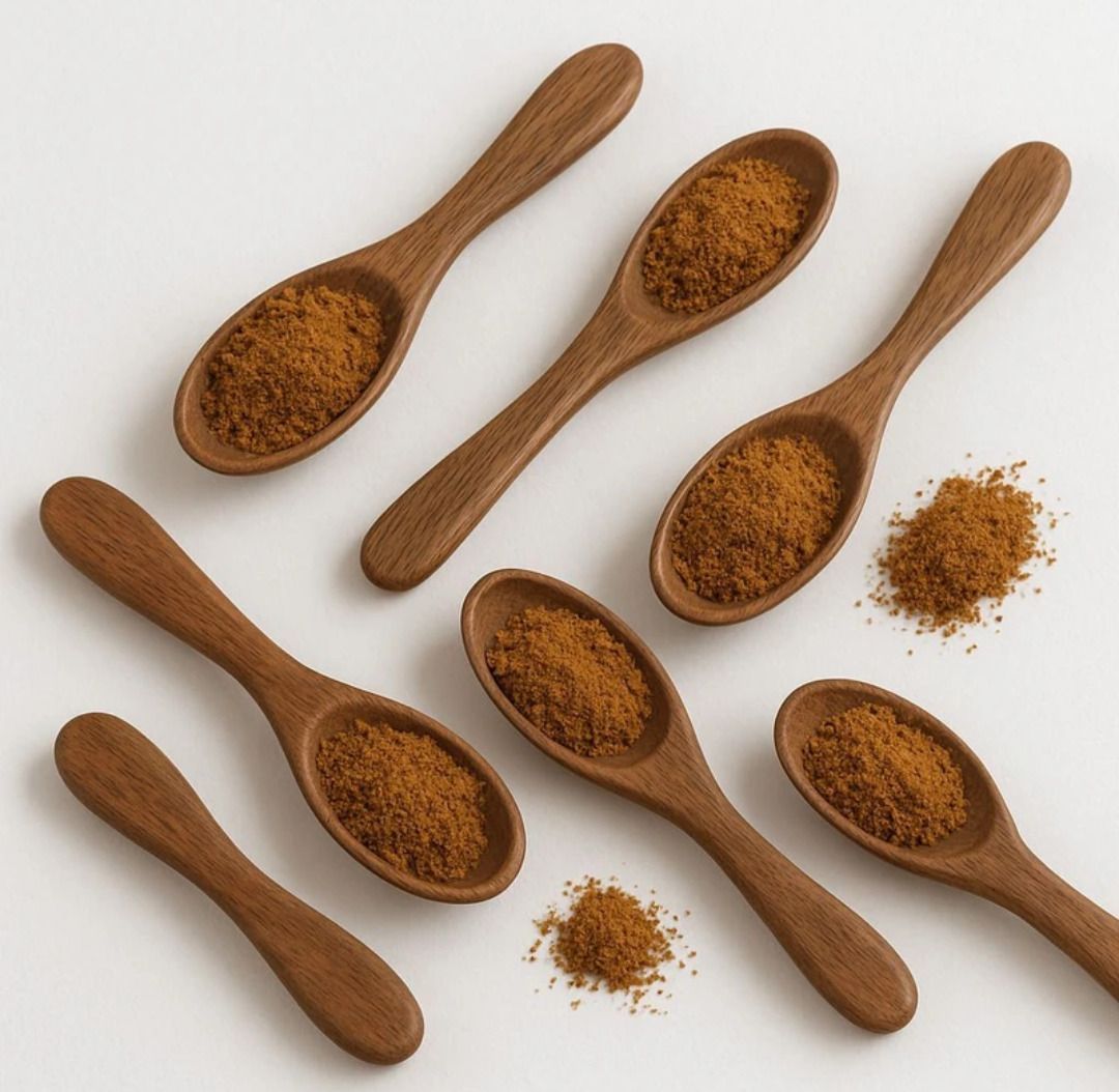 Handmade Wooden Small Spoon Set for Spice Box, Masala Dani, Salt, and Sugar Wooden Olive Spoon, Measuring Spoon, Ice-cream Spoon, Table Spoon, Cream Spoon, Sugar Spoon Set-image-4