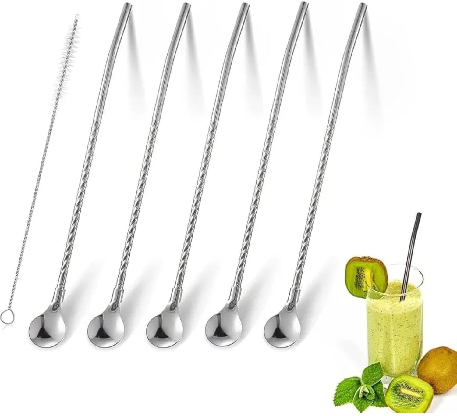 noxzon Falari Disposable Stainless Steel Coffee Spoon, Cream Spoon, Ice Tea Spoon, Ice-cream Spoon-picture-31
