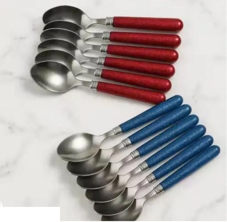 Stainless Steel Spoon Set of 12 spoon Set combo spoon Set in cutlery Sets Disposable Stainless Steel Table Spoon Set-image-23