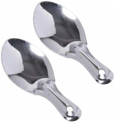 pmw Stainless Steel Idli Spoon -5.1x12.7 Cms - Set of 2 - Idly Scooper - Idly Hastam Disposable Aluminium Serving Spoon Set-picture-28