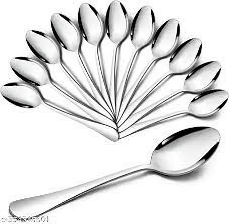 arscart Set of 12 tea spoon Stainless Steel Tea Spoon Set-picture-18