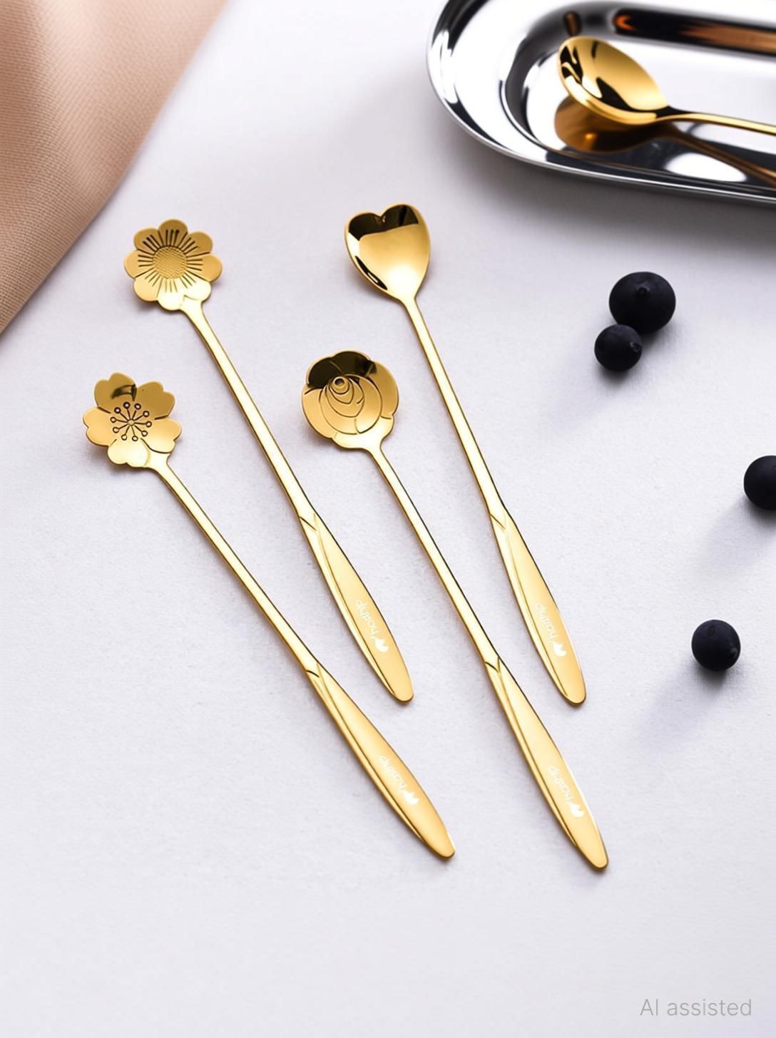 ablue clipper Steel Dessert Spoon Set-picture-20