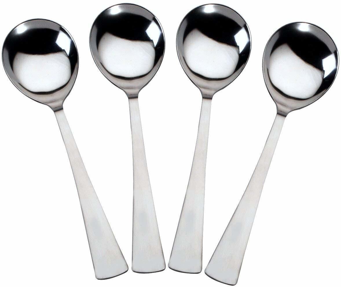 4 set 20cm Serving Spoon Set Stainless Steel Serving Spoon Set-image-33