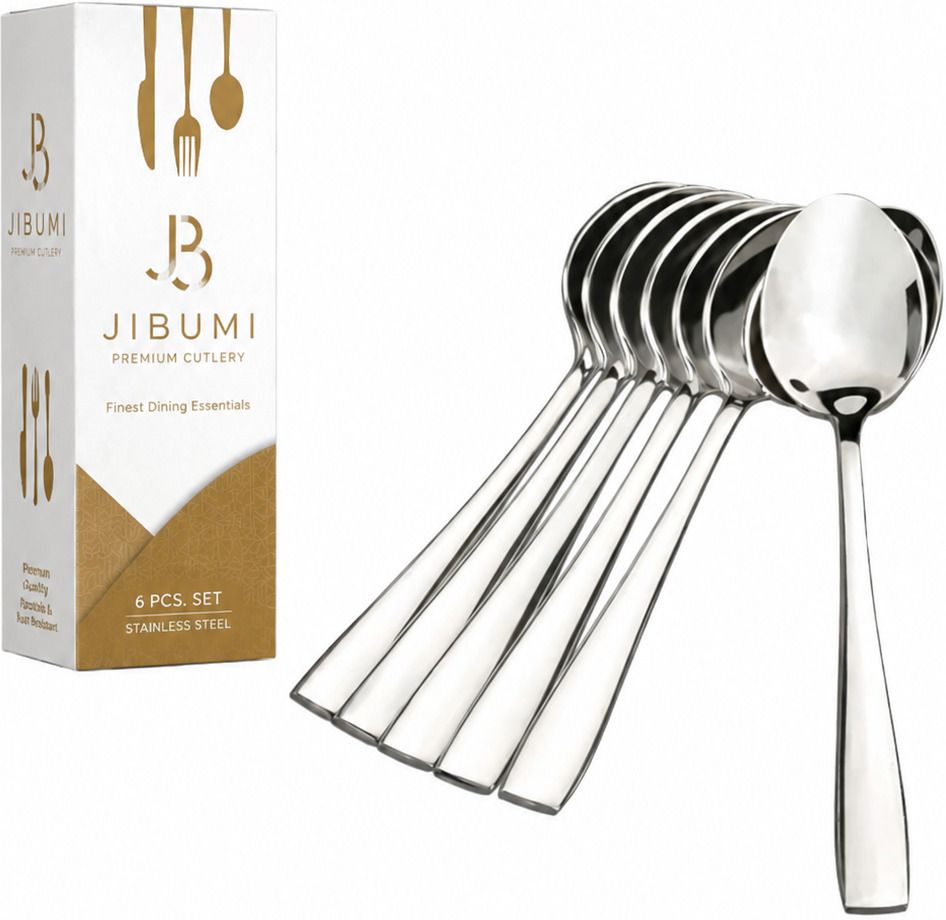 Dinner Spoon Set | Mirror Finish Table Spoons for Dining Stainless Steel Table Spoon Set-image-33