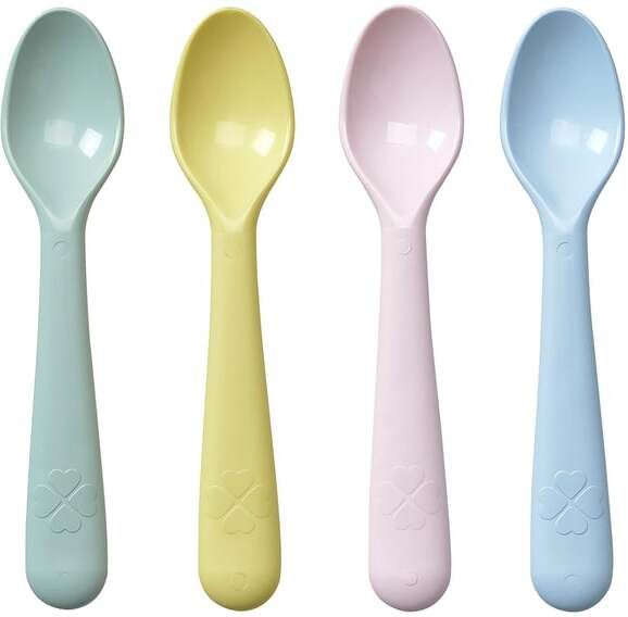 ikea KALAS Spoon, mixed colours pack of 4 Disposable Plastic Coffee Spoon Set-picture-34