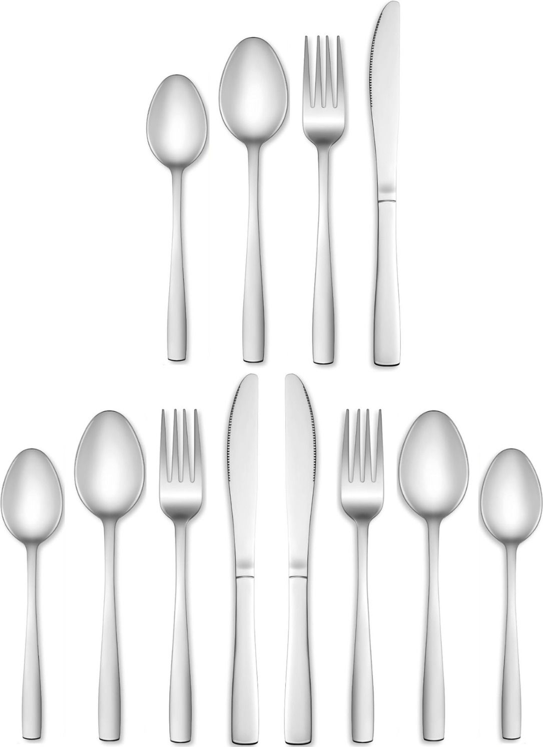 Dinner Flatware Cutlery Set 12, Stainless Steel Mirror Polished for Home Party Stainless Steel Cutlery Set-image-18