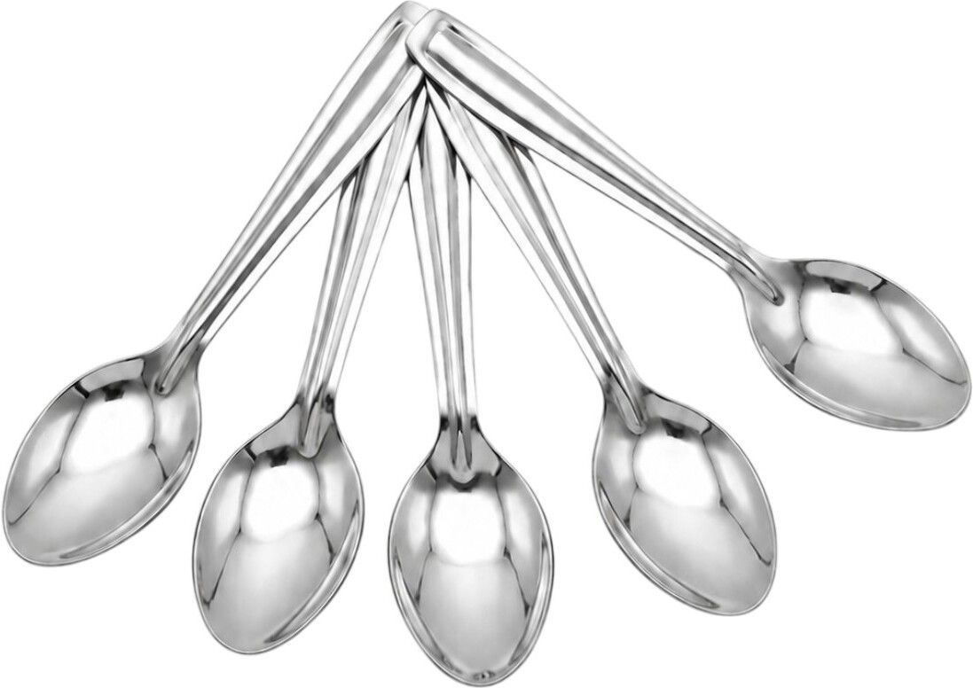 STAINLESS STEEL SPOON Stainless Steel Dessert Spoon, Ice-cream Spoon, Measuring Spoon, Salad Spoon, Soup Spoon, Tea Spoon Set-image-31