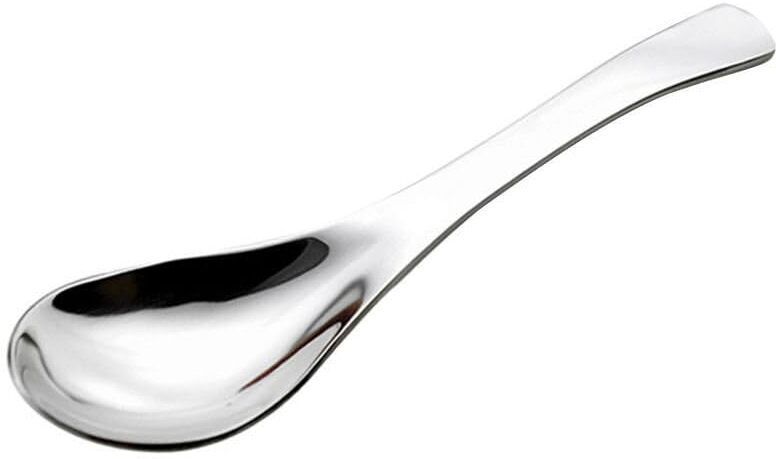 relatable Soup Spoons Stainless Steel Dinner Chinese Mirror Polished Asian Miso Ramen Food Stainless Steel Soup Spoon Set-picture-22