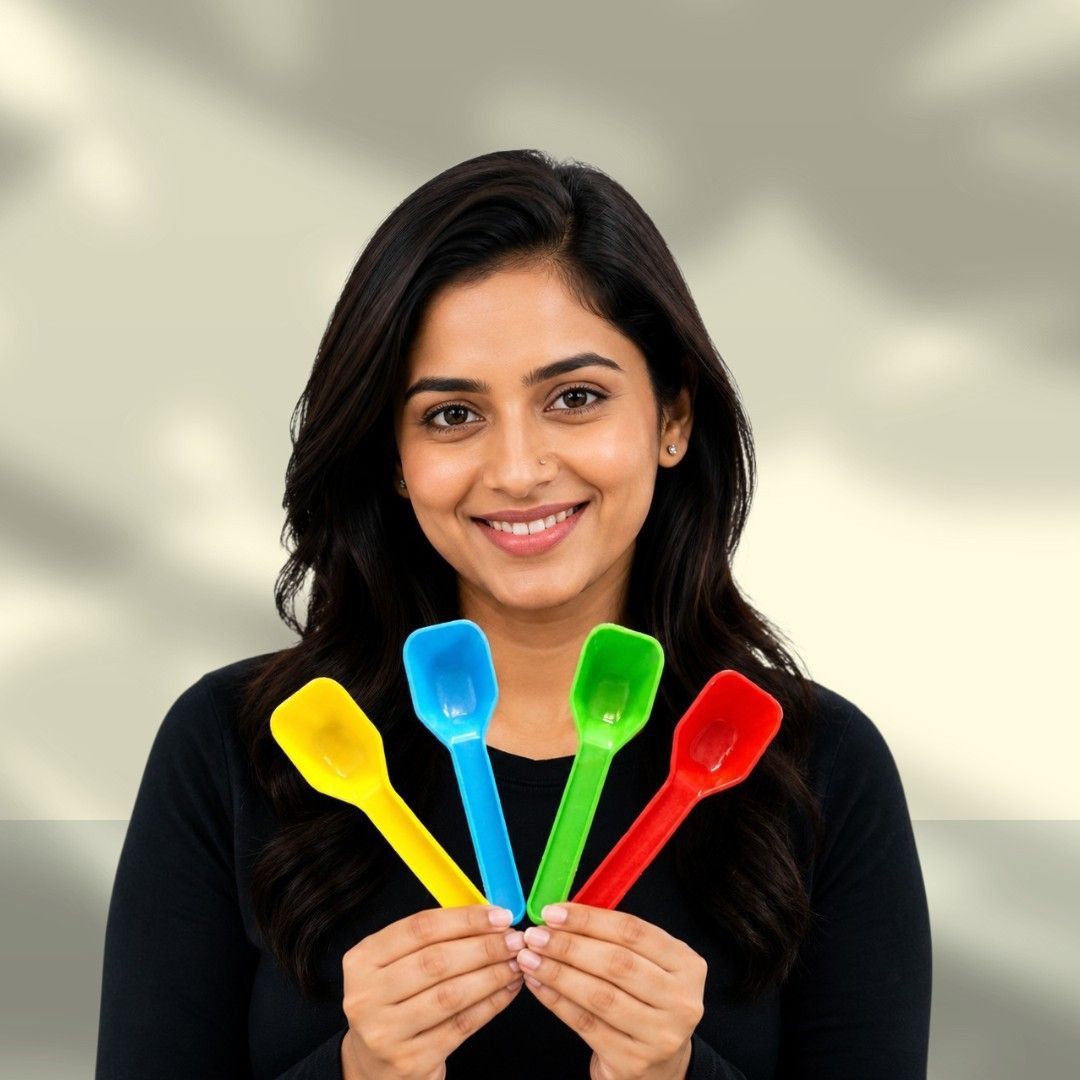 dheeshithan Plastic spoon Plastic Sugar Spoon Set-picture-38
