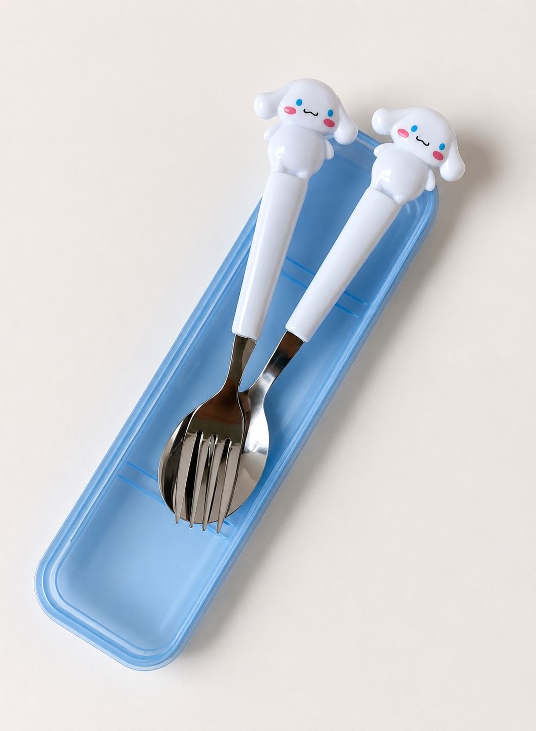 yashvi traders Cartoon Cutlery Set with Box Plastic, Stainless Steel Coffee Spoon, Salad Spoon, Ice Tea Spoon, Dessert Spoon, Ice-cream Spoon, Table Spoon Set-picture-13