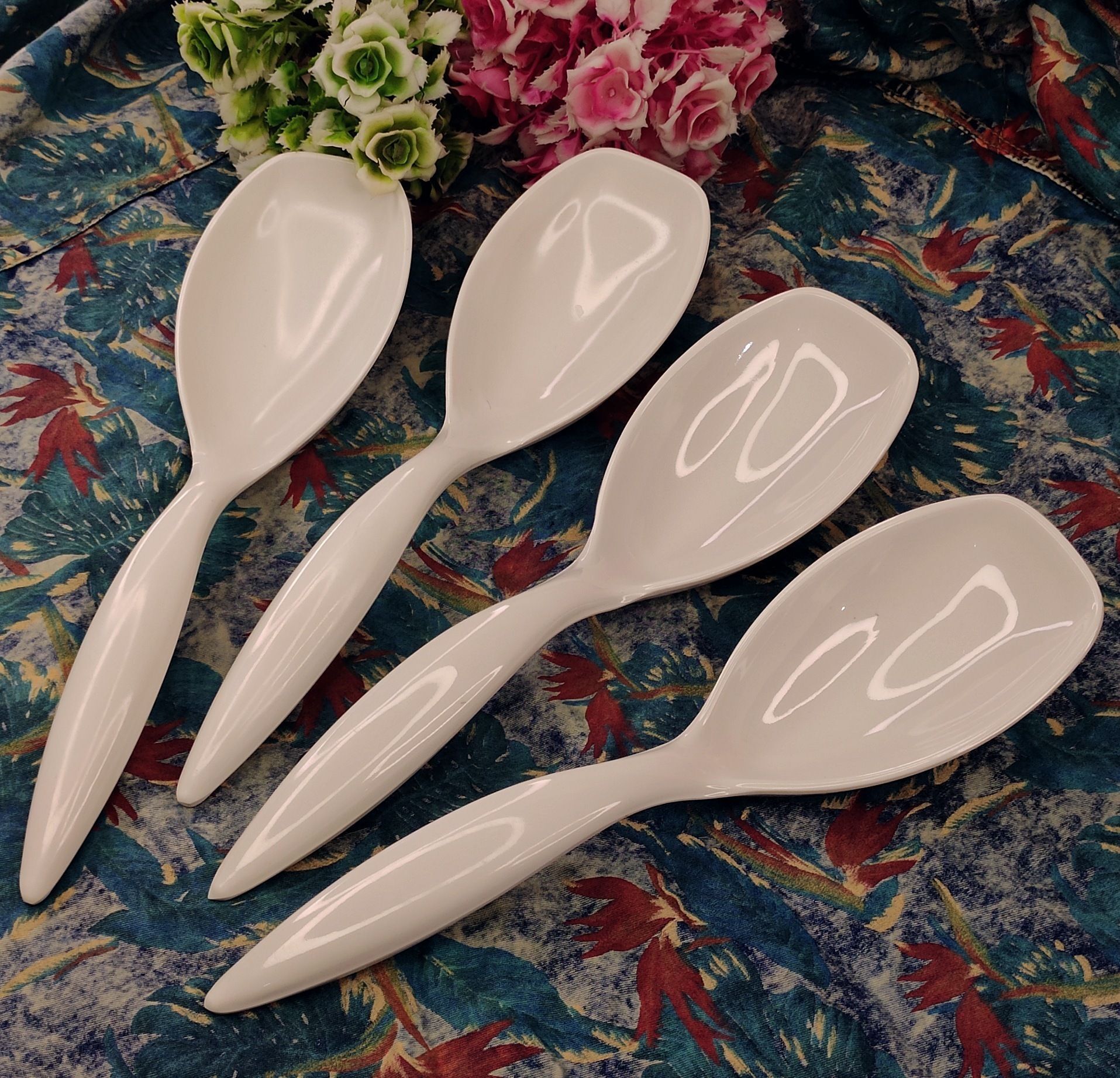 Serving Spoon/Melamine Serving Spoon Set Of 4,Cutlery Set,Spoon Set Melamine Serving Spoon Set-image-8
