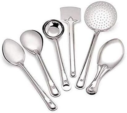 SERVING SPOON Steel Serving Spoon Set-image-9