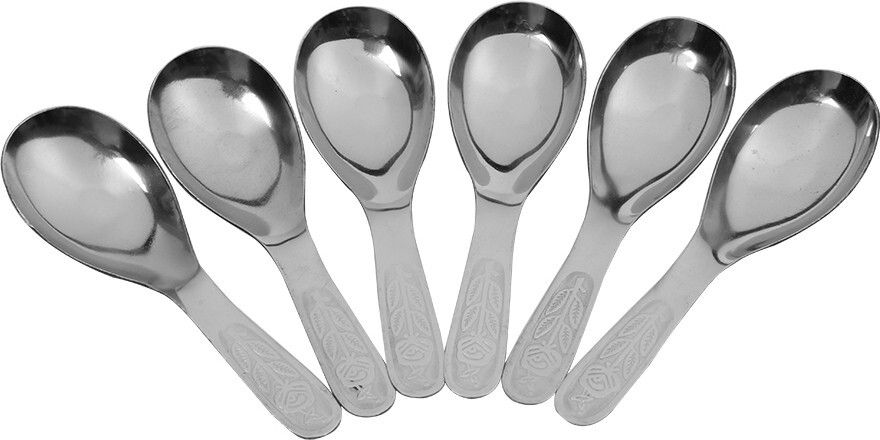 Steel Soup Spoon for table and dining Stainless Steel Soup Spoon, Table Spoon, Cream Spoon Set-image-30