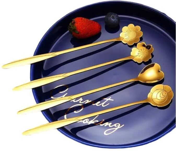 ablue clipper Steel Coffee Spoon Set-picture-34