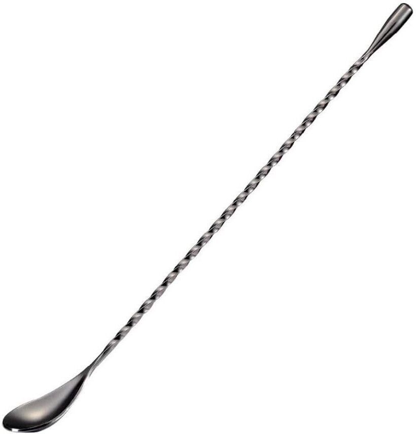 Stainless Steel Teardrop Twisted Design Bar Spoon Silver Table Spoon-image-26