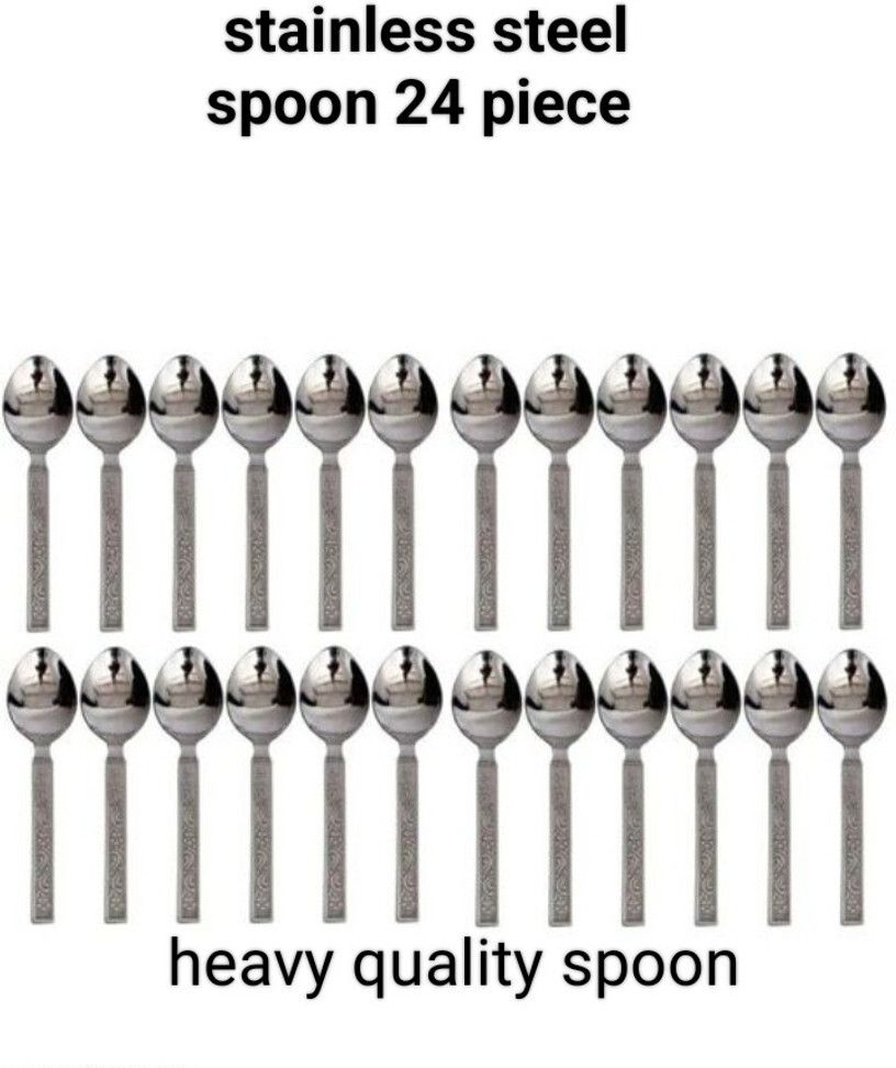 ninki fresh Spoons for everyday use Stainless Steel Table Spoon, Tea Spoon, Serving Spoon Stainless Steel Tea Spoon Set-picture-10