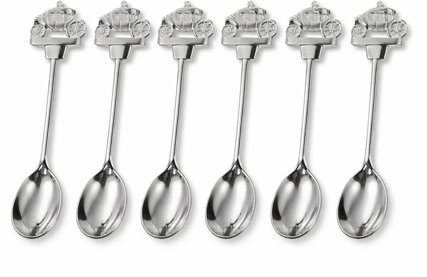 CAR SILVER SPOON 6 PIS SET Stainless Steel Ice-cream Spoon, Dessert Spoon-image-33
