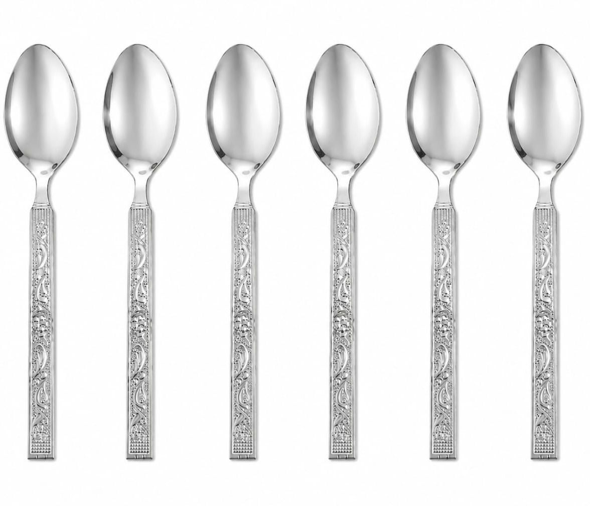 Disposable Steel Soup Spoon, Salad Spoon, Dessert Spoon, Ice-cream Spoon, Table Spoon, Sugar Spoon Set-image-24