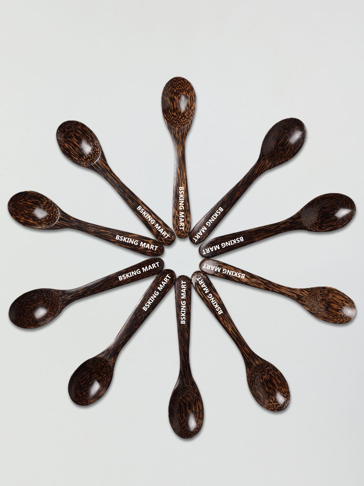 bsking mart Palm Wooden Tea Spoon Wooden Tea Spoon Set-picture-21