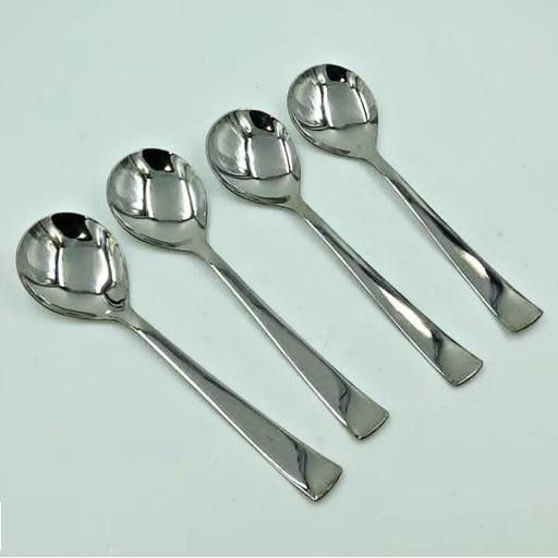 dinezaar 4_pc serving spoon Disposable Steel Soup Spoon Set-picture-17