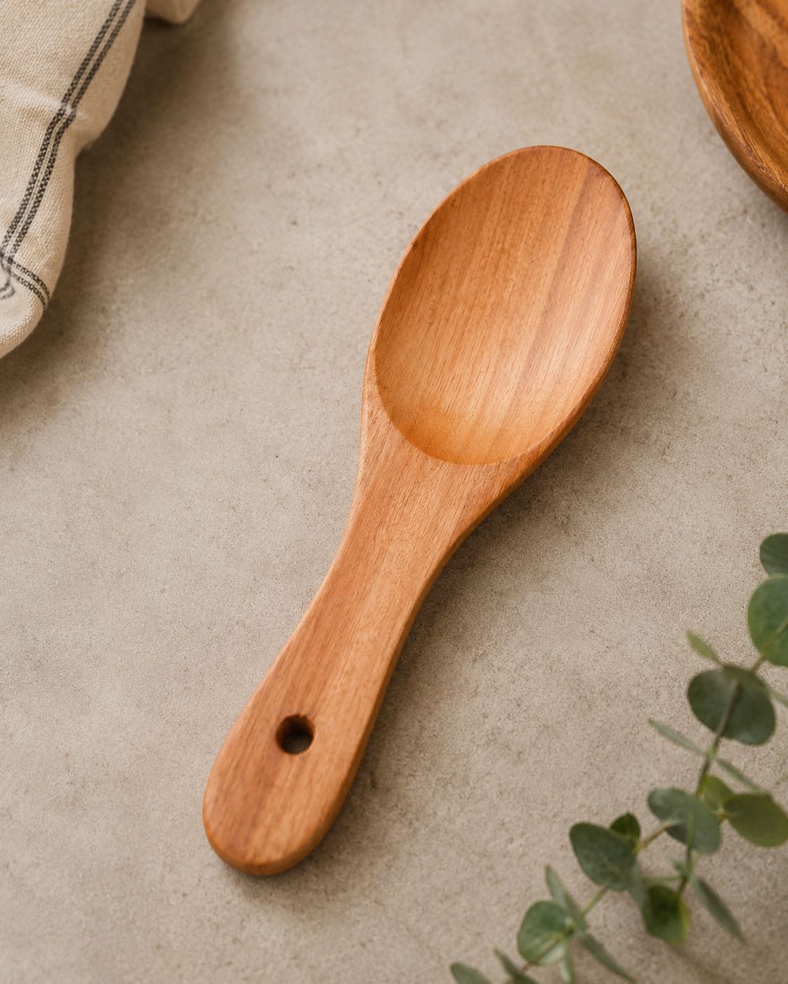 Natural Wood Serving Spoon | Multipurpose Kitchen Spoon Disposable Wooden Serving Spoon, Table Spoon, Measuring Spoon-image-1