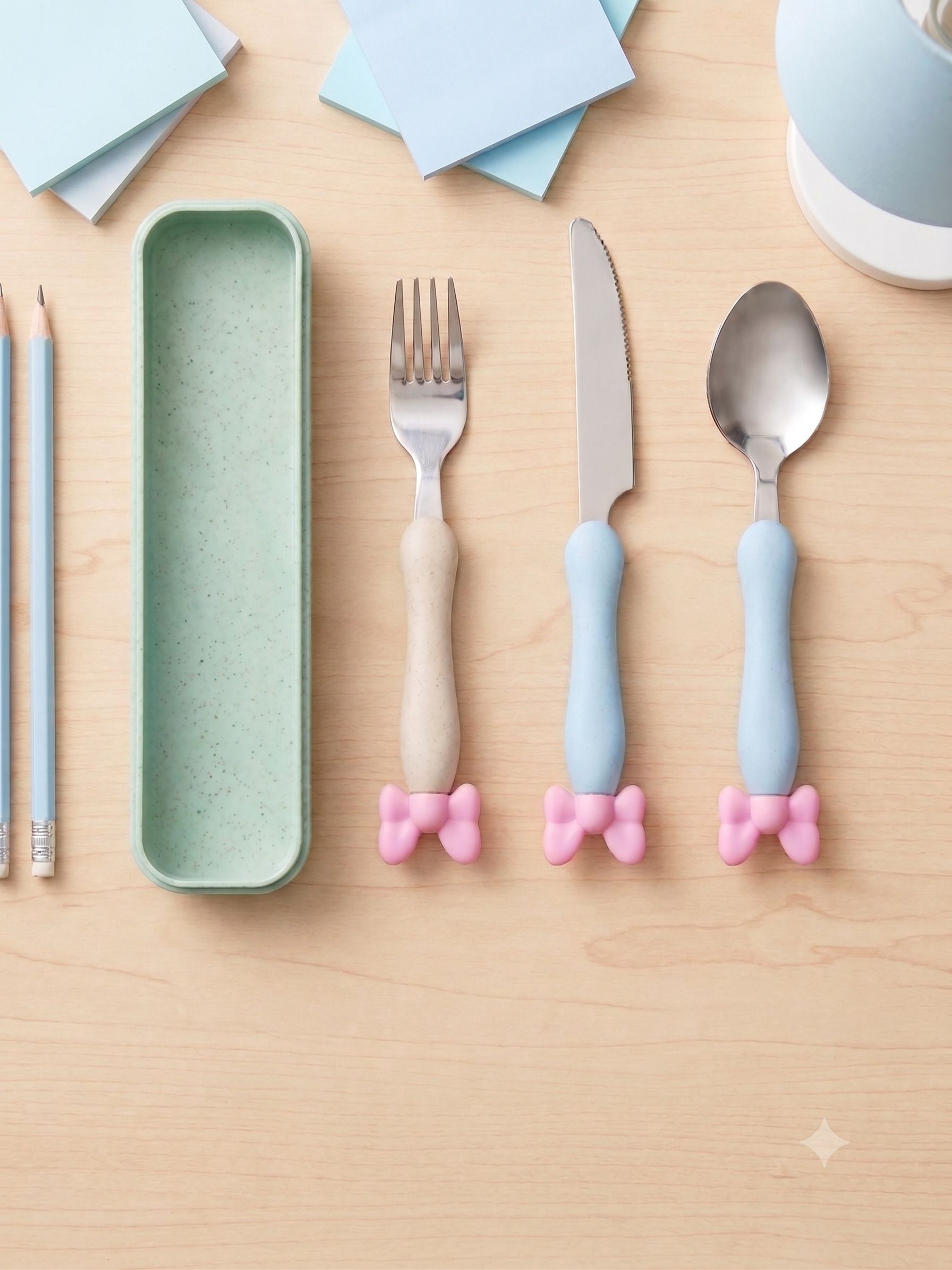 topease TOPEASE™ MICKY MOUSE CUTLERY SET Plastic, Stainless Steel Cutlery Set-picture-19