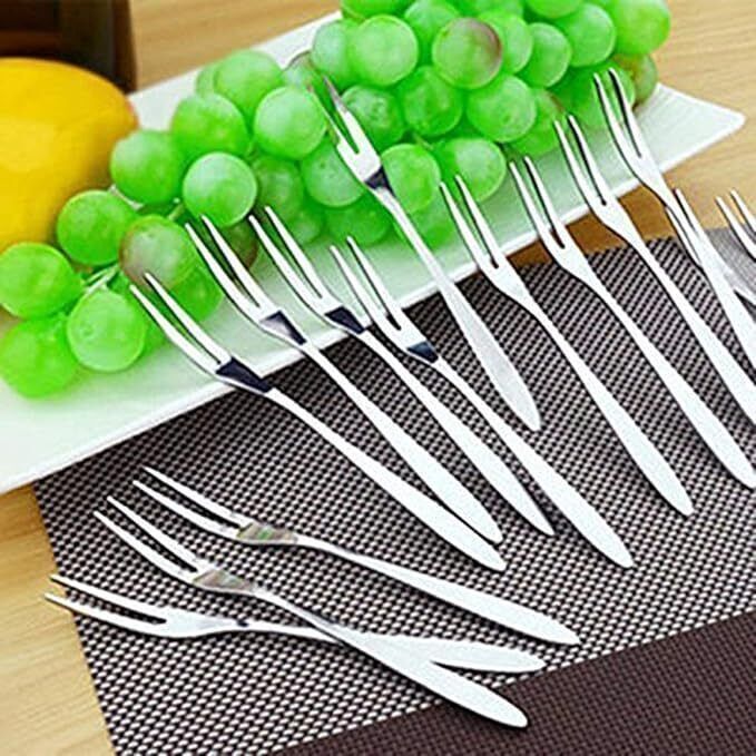 New series Fruit Fork Stainless Steel Salad Spoon, Dessert Spoon Set