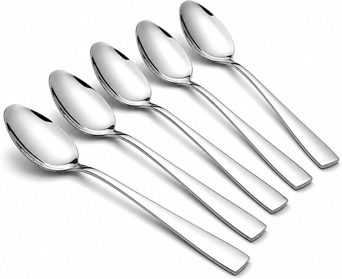 Stainless steel spoons set, piece of 6 for lunch, dinner, breakfast Stainless Steel Table Spoon Set-image-49
