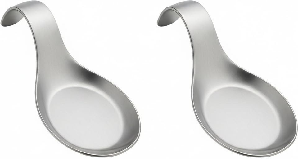 Stainless Steel Rest Spoon Set of 2 Stainless Steel Measuring Spoon, Serving Spoon Set-image-41