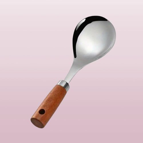 Premium Stainless Steel Rice Scooper & Serving Spoon for Kitchen Stainless Steel Salad Spoon-image-11