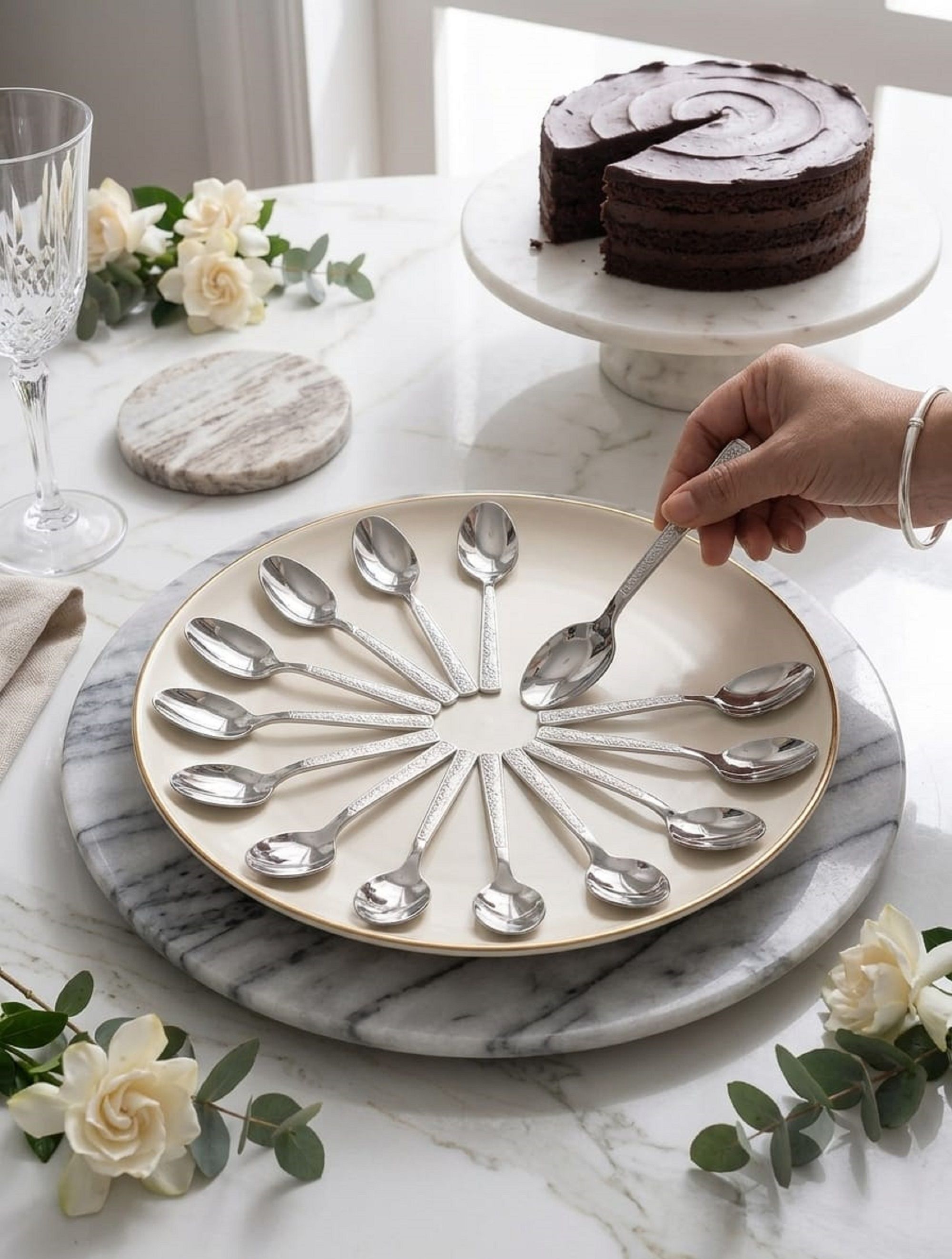 Stainless Steel Table Spoon Set-image-10