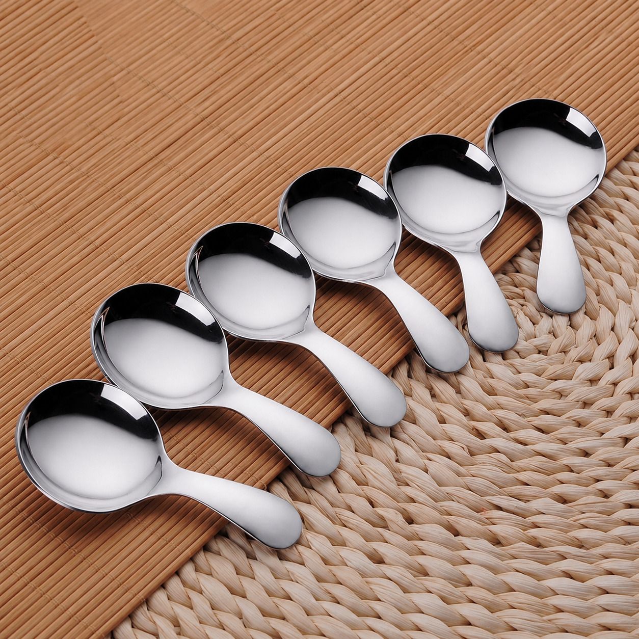horsea SteelServe Premium Stainless Steel Dessert Spoon Stainless Steel Dessert Spoon, Table Spoon, Serving Spoon Set-picture-41
