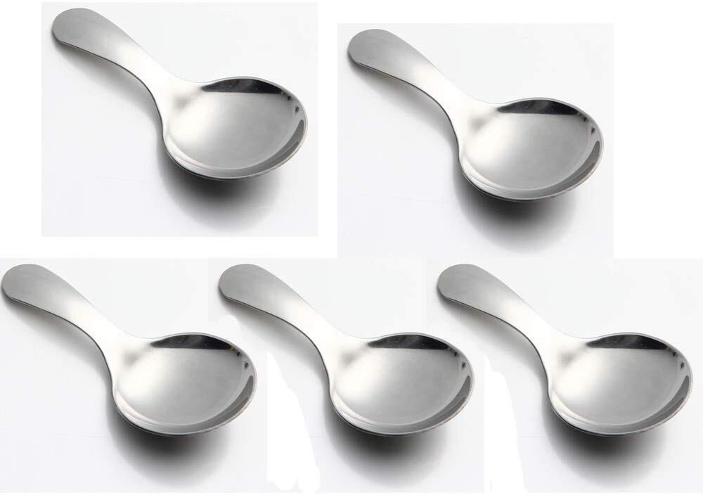 Stainless Steel Soup SpoonA Set of 5 Peices Stainless Steel Serving Spoon, Table Spoon Set-image-44