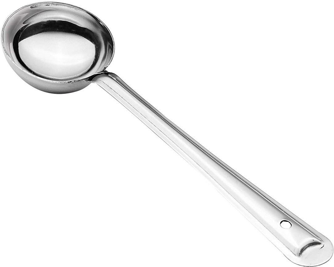 1PC Stainless Steel Laddle Serving Spoon Like Rasam,Sambar,Dal Stainless Steel Serving Spoon-image-23