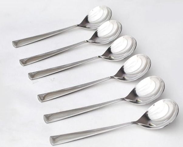 arscart Tea Spoon Set of 6 | Mirror Finish | Rust Resistant | Food Grade Stainless Steel Ice Tea Spoon Set-picture-11