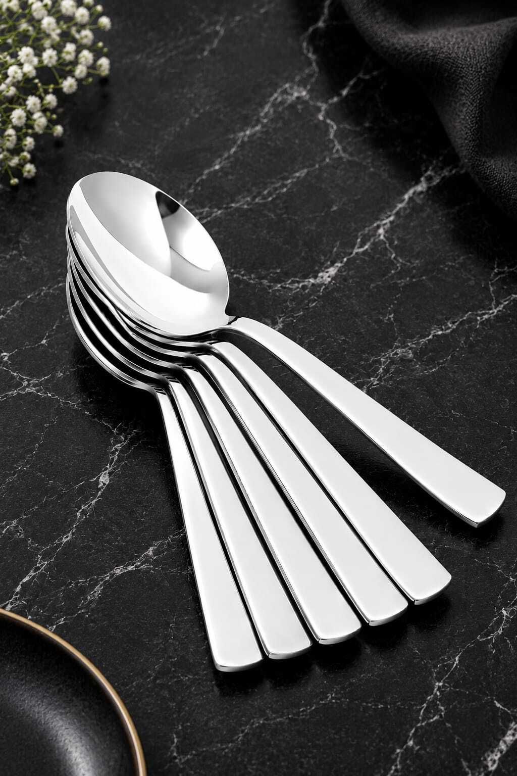 Spoon set of 6 Stainless Steel Cutlery Set-image-24