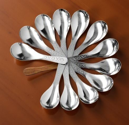 12 Masala Spoon Set – Stainless Steel Stainless Steel Measuring Spoon Set