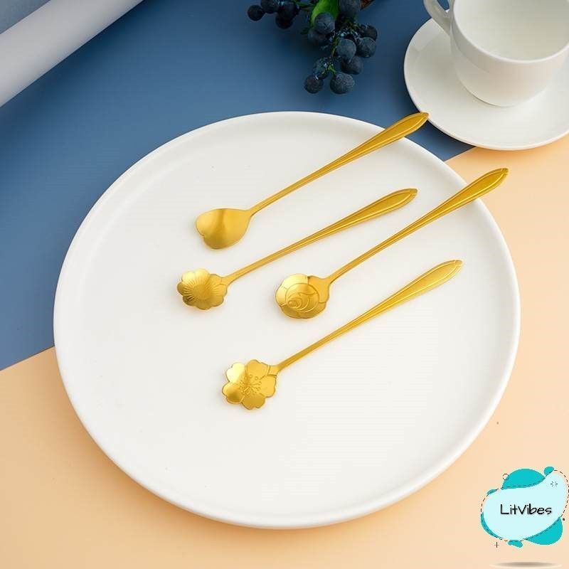ablue clipper Steel Dessert Spoon Set-picture-24