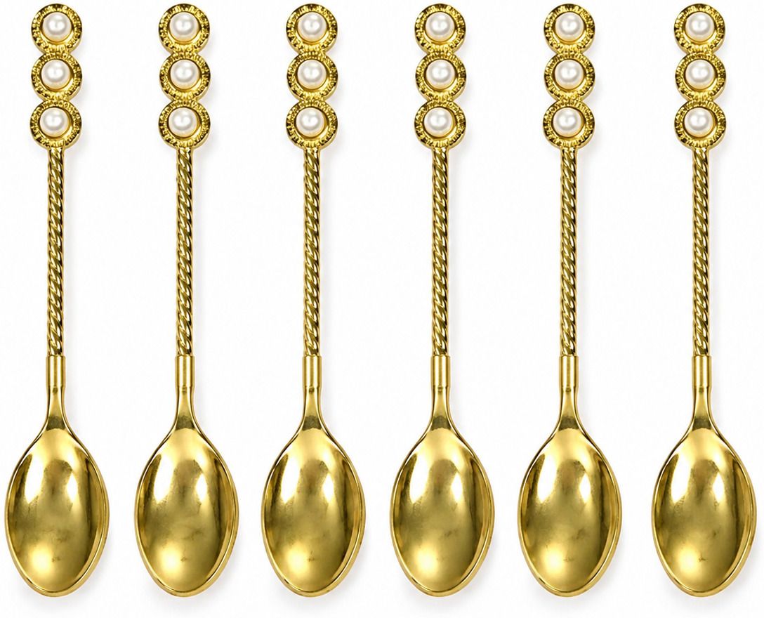 Cute & Unique Gold-Plated Designer Tea Spoon Stainless Steel Coffee Spoon, Ice Tea Spoon, Ice-cream Spoon, Sugar Spoon, Tea Spoon Set-image-27