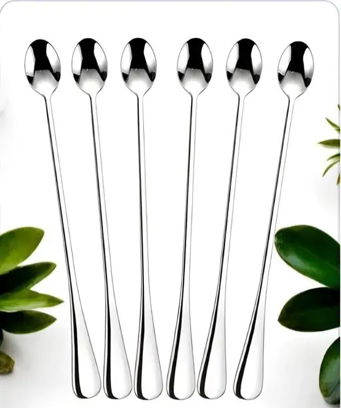 arscart Long Handle Soda Stainless Steel Coffee Spoon Set-picture-13