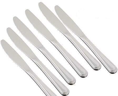 Dinner Knife Set of 6Pcs Steel Cream Spoon Set