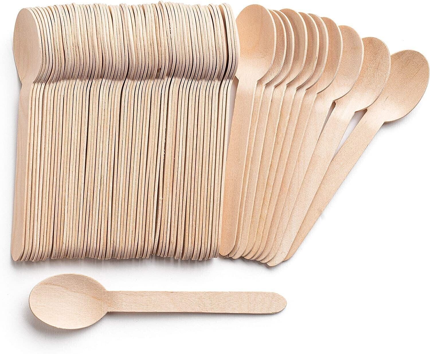 Wooden Spoon Disposable Wooden Table Spoon Set-image-45