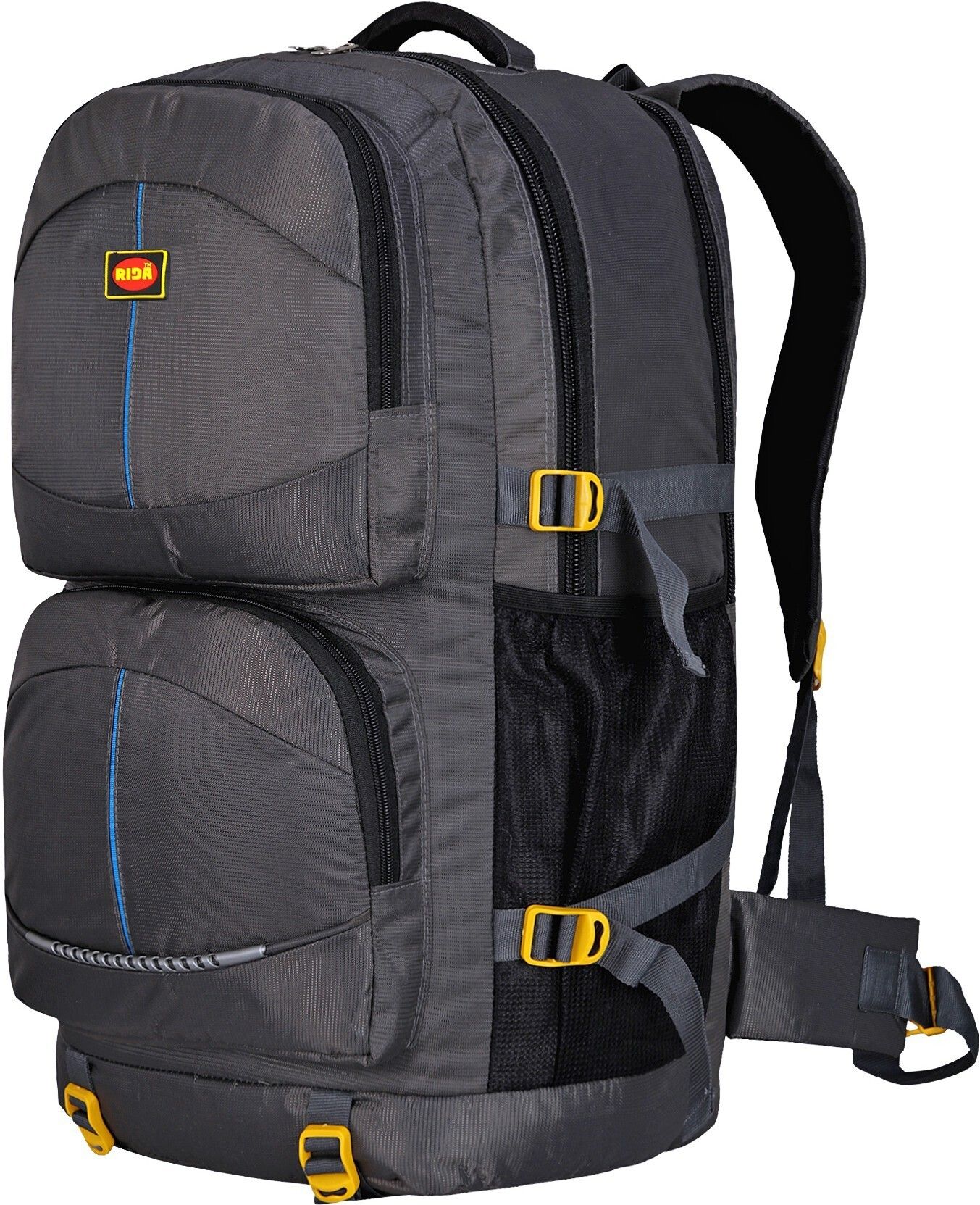 rida Hiking Mountaining Trekking Travel Bag pack & Rucksack- Grey-picture-15