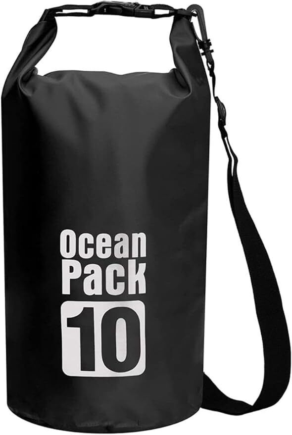 Ocean Waterproof Dry Bag 10L Black-image-46