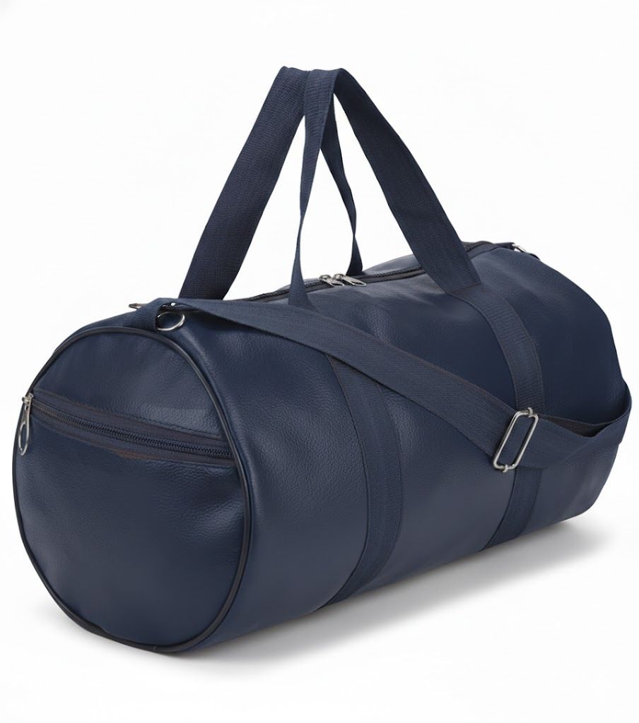 20 L Gym Duffel Bag - Fitness Duffle bag /Shoulder & Gym Leather Bag For Gym Backpack (Messenger Bag) - Blue-image-40