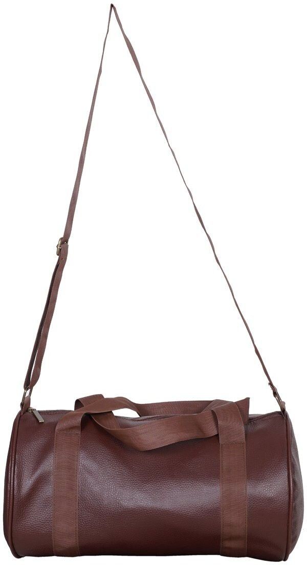 20 L Gym Duffel Bag - DB_Shoulder Gym Bag And Sports Travel Bag Fitness Bag Gym Duffel Bag - Brown-image-43