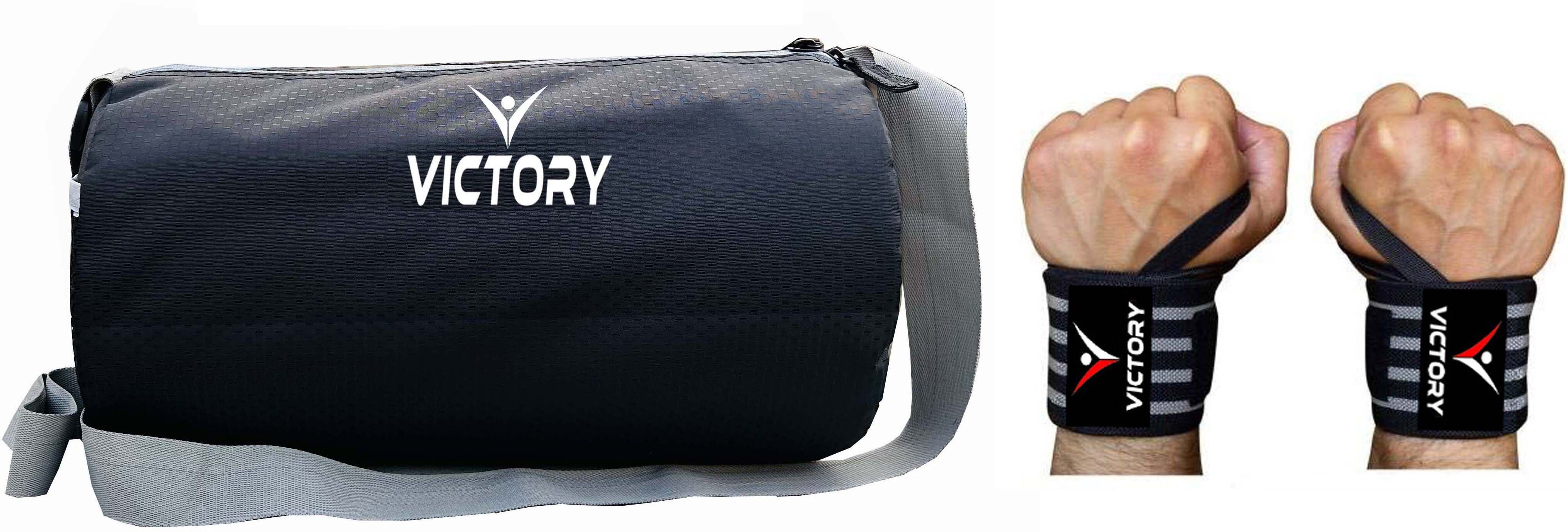 victory Premium Basic Duffle / Gym Bag with Wrist Support Fitness Accessory Kit Kit-picture-45