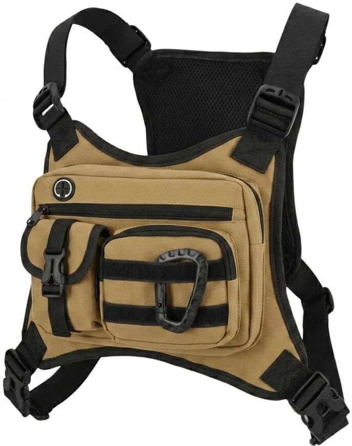 gustave Tactical Chest Bag Adjustable Lightweight Vest Style Pack for Outdoor Use-picture-9