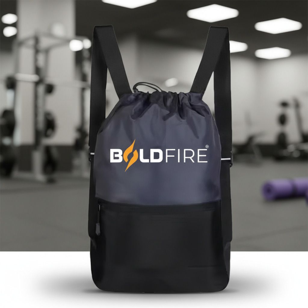 Drawstring Gym Bag for Men & Women |Lightweight Sports Backpack|Durable Training-image-6